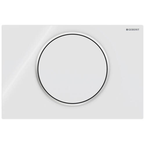 Клавіша змиву Geberit Sigma10 115.758.KJ.5 білий глянець, фото 1