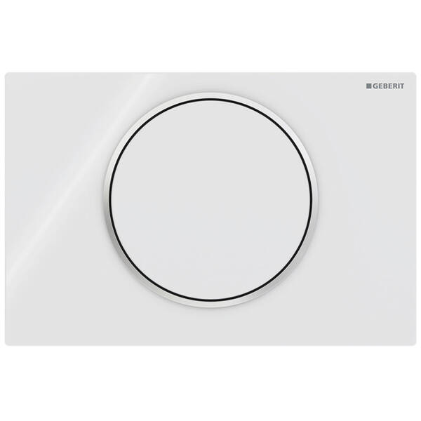Клавіша змиву Geberit Sigma10 115.758.KJ.5 білий глянець, фото 1
