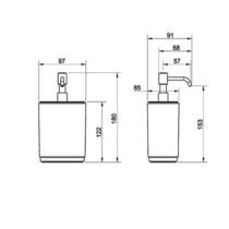 Дозатор для жидкого мыла GESSI Ovale 25338-031 хром, фото №2