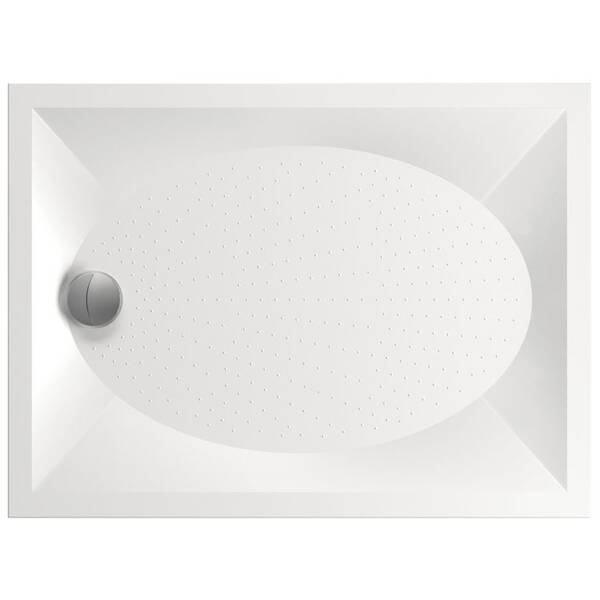 Душевой поддон из искусственного камня Paa ART KDPART90X120/00 90х120см прямоугольный белый глянец, фото 1