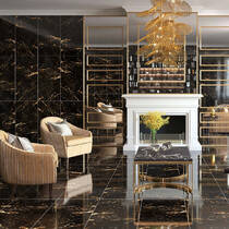 Керамограніт Megagres Golden Black 60x120 см