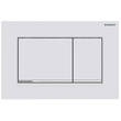 Клавіша змиву Geberit Sigma20 square 115.883.JT.1 білий мат/хром глянець, фото 1