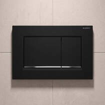 Клавіша змиву Geberit Sigma20 square 115.883.14.1 чорний/хром