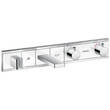Змішувач прихованого монтажу для ванни Hansgrohe RainSelect 15359400 з термостатом, на 2 функції, білий/хром, фото 1