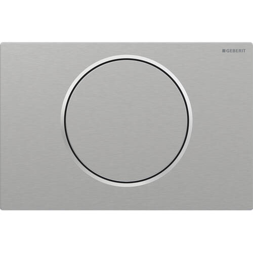 Клавіша змиву Geberit Sigma10 115.787.SN.5 з системою змив - стоп, з антивандальним кріпленням, колір нержавіюча сталь матова, фото 2