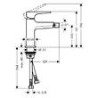 Смеситель для биде Hansgrohe Metropol 32520670 черный матовый, фото 2