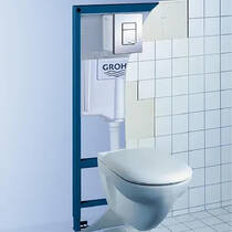 Инсталляция для унитаза Grohe Rapid SL 3873200A 4-в-1 с клавишей Skate Cosmopolitan хром, фото №3