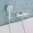 Смеситель для ванны Hansgrohe Ecostat Comfort 13114700 с термостатом, белый матовый, фото 3