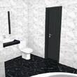 Керамограніт Megagres Marble Porto Nero LF6815 60x60 см, фото 2