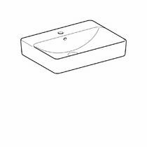 Раковина Geberit VariForm 500.780.01.2 на столешницу, фото №2