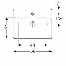 Раковина Geberit VariForm 500.780.01.2 на столешницу, фото №3