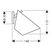 Мыльница Axor Starck 40833330 с держателем, хром черный полированный, фото №2