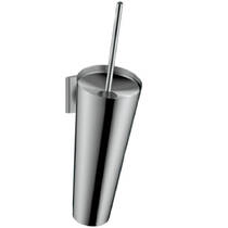 Щітка для унітазу Axor Starck Organic 42735330 з тримачем, хром чорний полірований, фото №1