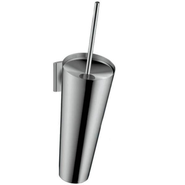 Щітка для унітазу Axor Starck Organic 42735330 з тримачем, хром чорний полірований, фото 1