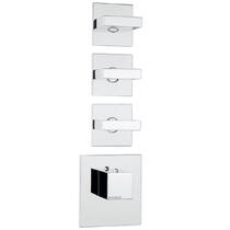 Смеситель скрытого монтажа для душа Bossini Rectangular Z033205 030 с термостатом, хром, фото №2