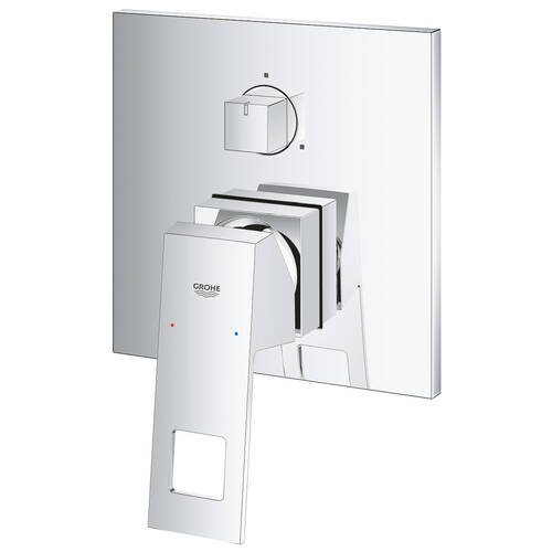 Змішувач прихованого монтажу для ванни/душу Grohe Eurocube 24094000 на 3 положення, хром, фото 3