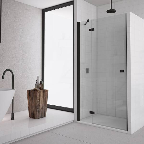 Душевые двери SanSwiss Annea BlackLine AN13G11000607 110х200 см распашные правые, фото 1