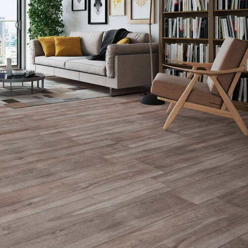 Керамограніт Cerrad Mattina Podloga Grigio Rect 19,3х120,2 см, фото 1