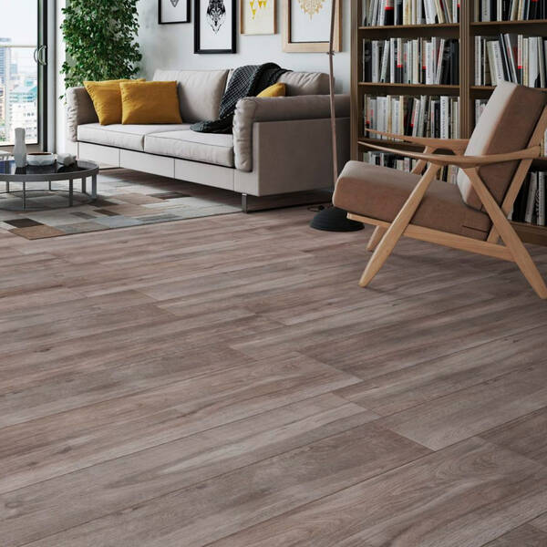 Керамограніт Cerrad Mattina Podloga Grigio Rect 19,3х120,2 см, фото 1