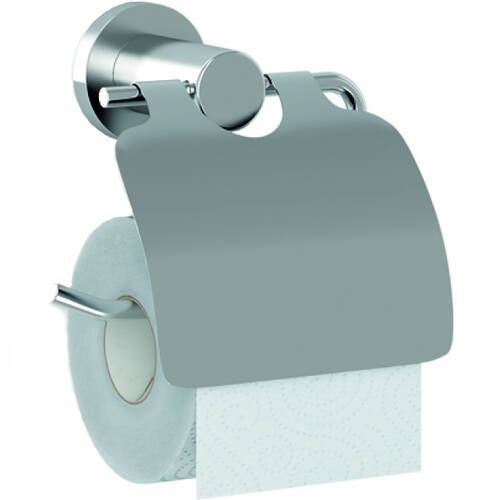 Держатель для туалетной бумаги Genwec Italica series GW05 05 06 02 с крышкой, хром, фото 1