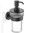 Дозатор для жидкого мыла Decor Walther Basic BA WSP 0530860 с держателем, черный матовый, фото 1