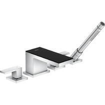 Смеситель для ванны Axor MyEdition 47430600 хром/черное стекло, фото №1