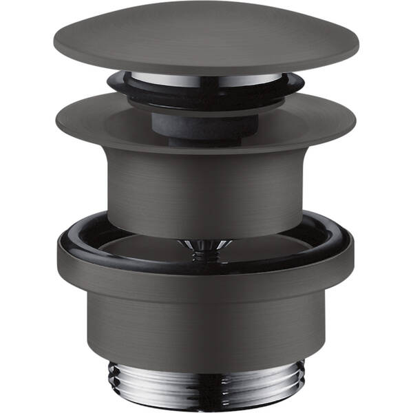 Донный клапан для раковины Axor 51300340 Push-open матовый черный хром, фото 1