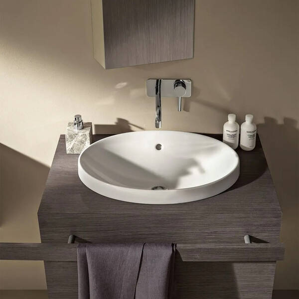 Раковина Geberit VariForm 500.729.01.2 врізна у стільницю, фото 6