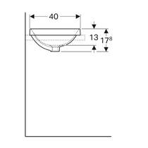 Раковина Geberit VariForm 500.737.01.2 врезная в столешницу, фото №5