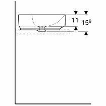 Раковина Geberit VariForm 500.769.01.2 на столешницу, фото №4
