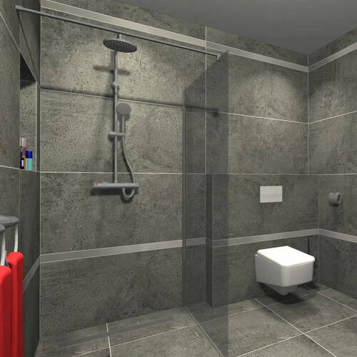 Керамограніт Opoczno Pl+ Newstone Graphite Lappato 59,8x119,8 см, фото 2