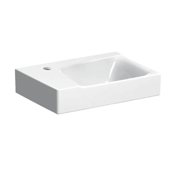 Раковина Geberit Xeno2 500.528.01.1, 40 см без переливу, KeraTect, колір білий глянець, фото 1