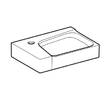 Раковина Geberit Xeno2 500.528.01.1, 40 см без переливу, KeraTect, колір білий глянець, фото 2