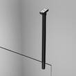 Душова стінка SanSwiss BlackLine WALK-IN EASY STR4P0900607 90х200 см профіль чорний мат / скло прозоре, фото 4