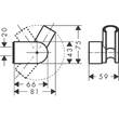 Тримач ручного душу Hansgrohe Porter Vario 28328000 хром, фото 2