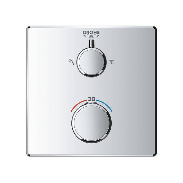 Змішувач прихованого монтажу для душу Grohe Grohtherm Thermostatic 24079000 термостатичний, фото 1