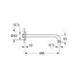 Тримач верхнього душу Grohe Rainshower 28576000 настінний 286 мм, фото 2