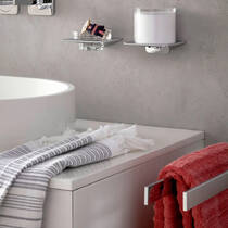 Тримач для рушників Emco Art 1650 001 45 подвійний, хром, фото №1