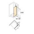 Боковая стенка Huppe Design pure 8P1004.092.321 90х190 см, фото 2