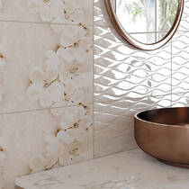 Декор Cersanit Sofi Inserto Flower 25x40 см, фото №1