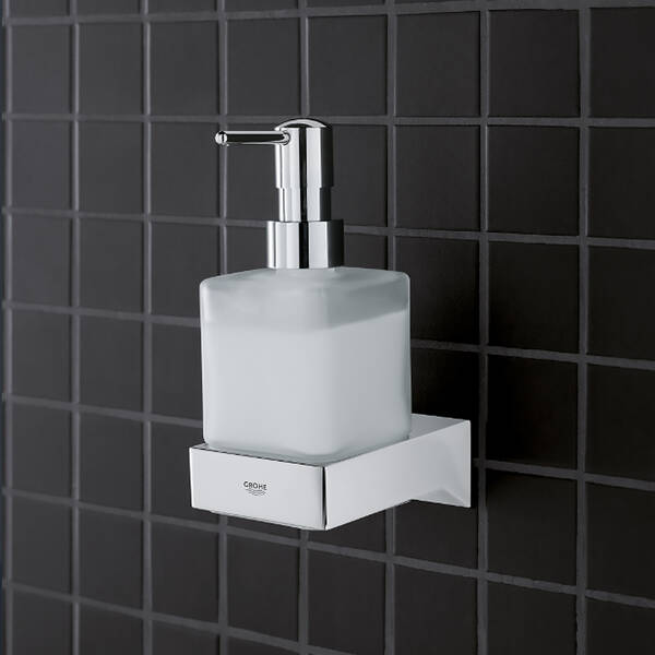 Дозатор для рідкого мила Grohe Selection Cube 40805000 хром, фото 3