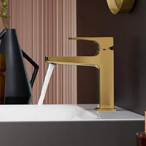 Змішувач для раковини Hansgrohe Metropol 32507990 золото полірований, фото №3