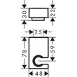 Тримач ручного душу Hansgrohe Porter E 28387990 золото, фото 2