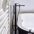 Смеситель для ванны Hansgrohe Metropol 32532670 напольный, черный матовый, фото 4