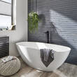 Смеситель для ванны Hansgrohe Metropol 32532670 напольный, черный матовый, фото 3