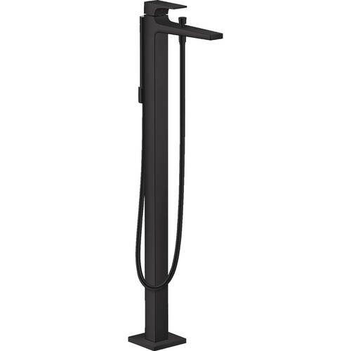 Смеситель для ванны Hansgrohe Metropol 32532670 напольный, черный матовый, фото 1