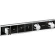 Смеситель скрытого монтажа для душа Hansgrohe RainSelect 15356600 с термостатом, на 3 функции, черный/хром, фото 1