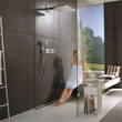 Смеситель скрытого монтажа для душа Hansgrohe RainSelect 15356600 с термостатом, на 3 функции, черный/хром, фото 3