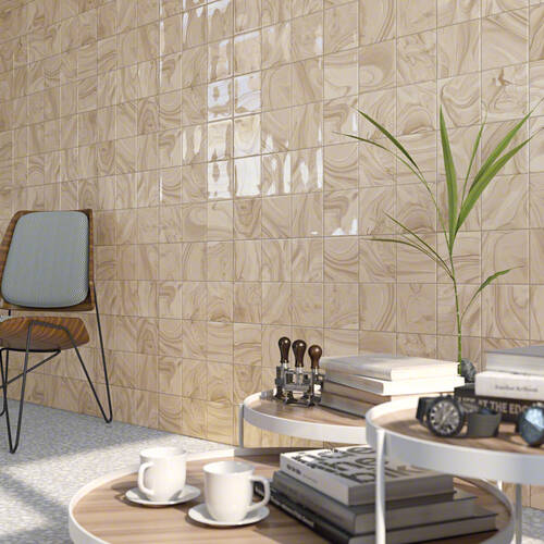 Плитка Vives Hanami Mankai Nuez 23x33,5 см, фото 2