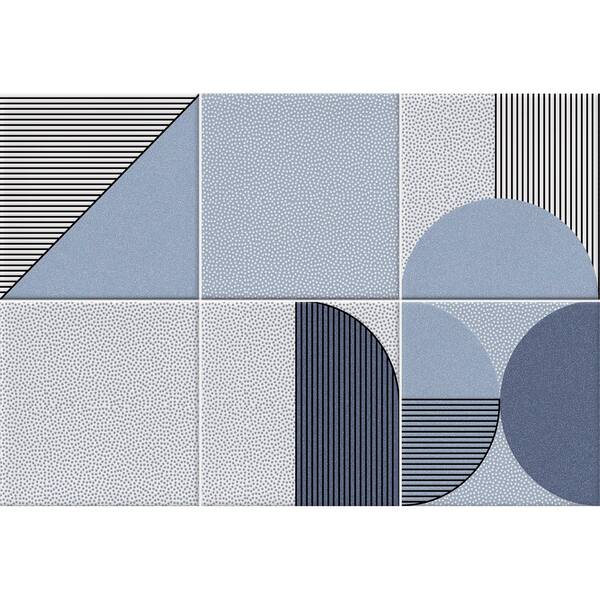 Плитка Vives Hanami Nago Indigo 23x33,5 см, фото 1